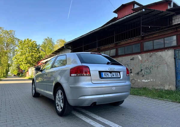 Audi A3 cena 16900 przebieg: 212000, rok produkcji 2007 z Wołczyn małe 301